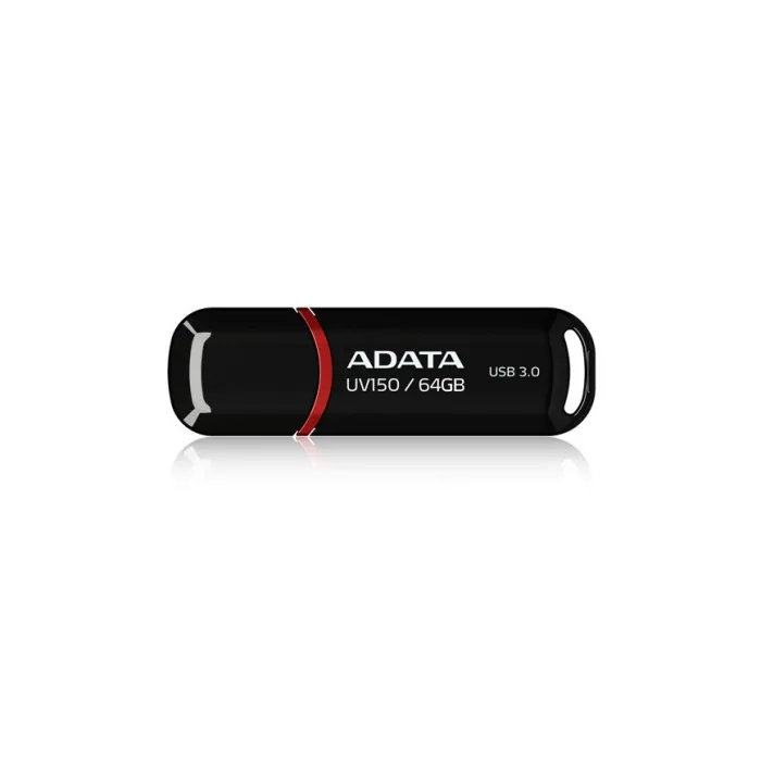 USB flash drive ADATA UV150 64GB – USB 3.2 Gen 1, έως 100 MB/s, μαύρο