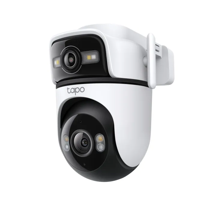 Външна охранителна камера TP-Link Tapo C545D, 2x 3MP, 165°, 6 mm Telephoto, Pan/Tilt, Wi-Fi 6, IP66