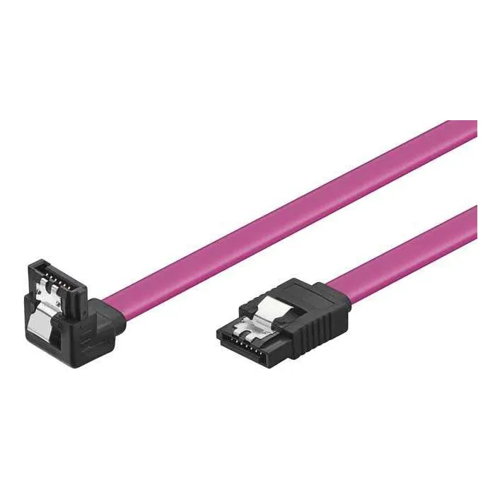VCom Καλώδιο SATA Cable W/Lock Right Angle - CH302R-0.45m