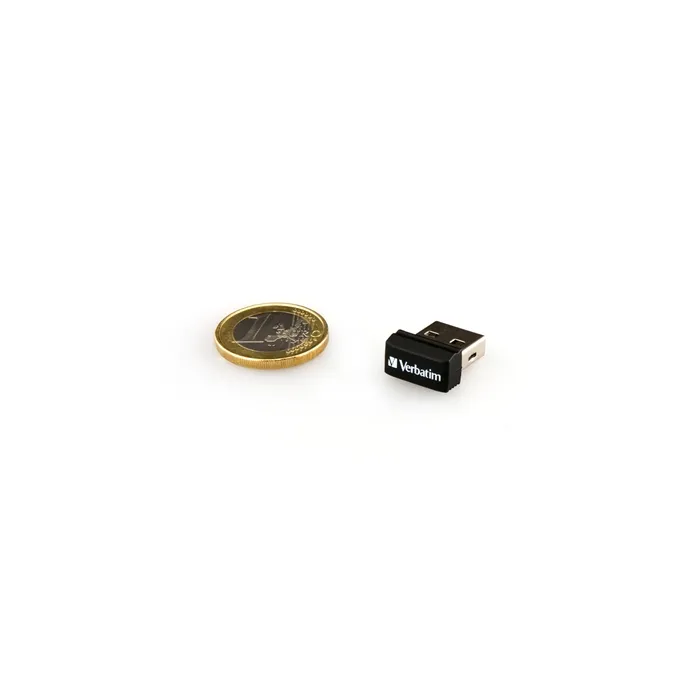 Verbatim USB флаш памет Nano, USB 2.0, 32 GB, черна