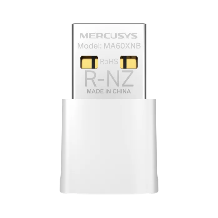 Wi-Fi 6 и Bluetooth 5.3 USB адаптер Mercusys MA60XNB, AX900, Dual Band, Nano