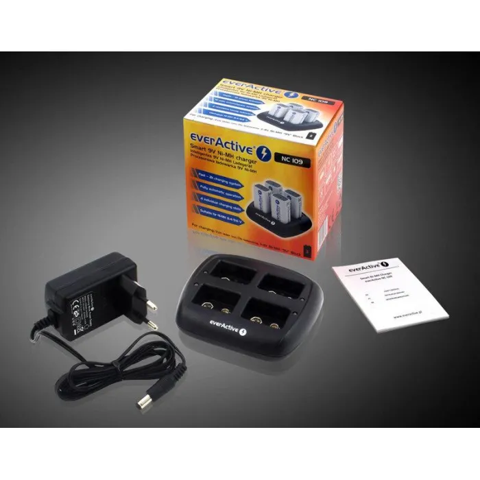 Зарядно устройство за NIMH  батерии 7,2V/8,4V  R22 4 гнезда NC109  EVERACTIVE