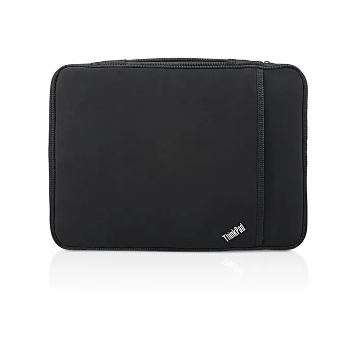 Προστατευτική θήκη τύπου sleeve Lenovo ThinkPad 15inch Sleeve, για φορητούς υπολογιστές 15 ιντσών, μαύρη, επενδεδυμένο διαμέρισμα, φερμουάρ, πολυεστέρας, ενισχυμένες λαβές